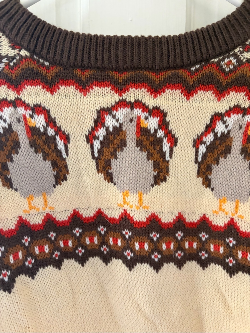 Kiel James Patrick Turkey Thanksgiving Sweater - Picture 2 of 3